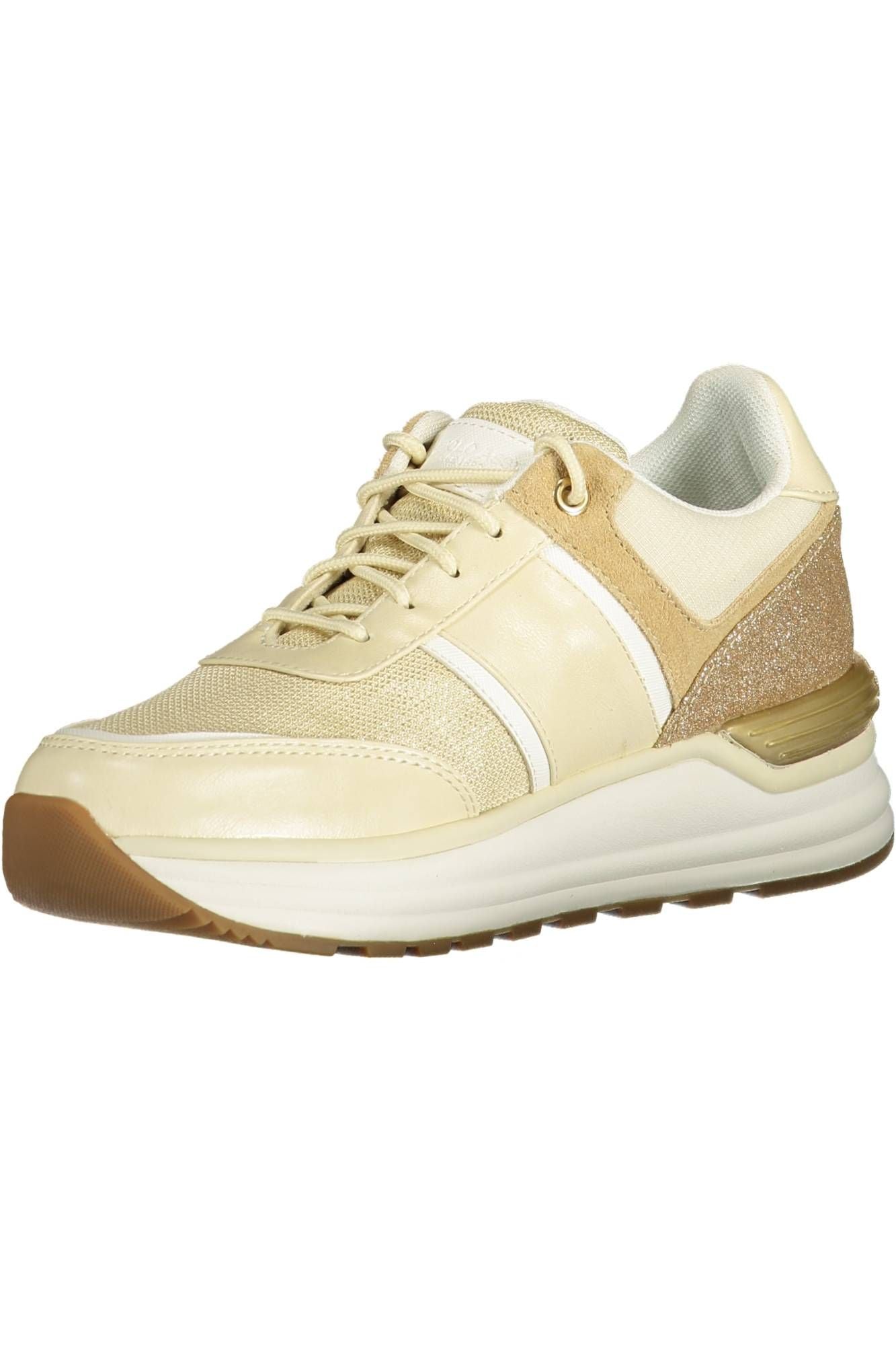 U.S. POLO ASSN. Beige ECO SUEDE Schnürsenkel-Sneakers