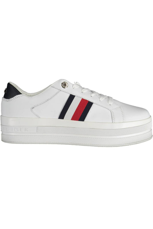 Tommy Hilfiger Weißes Polyethylen Damen Sneaker