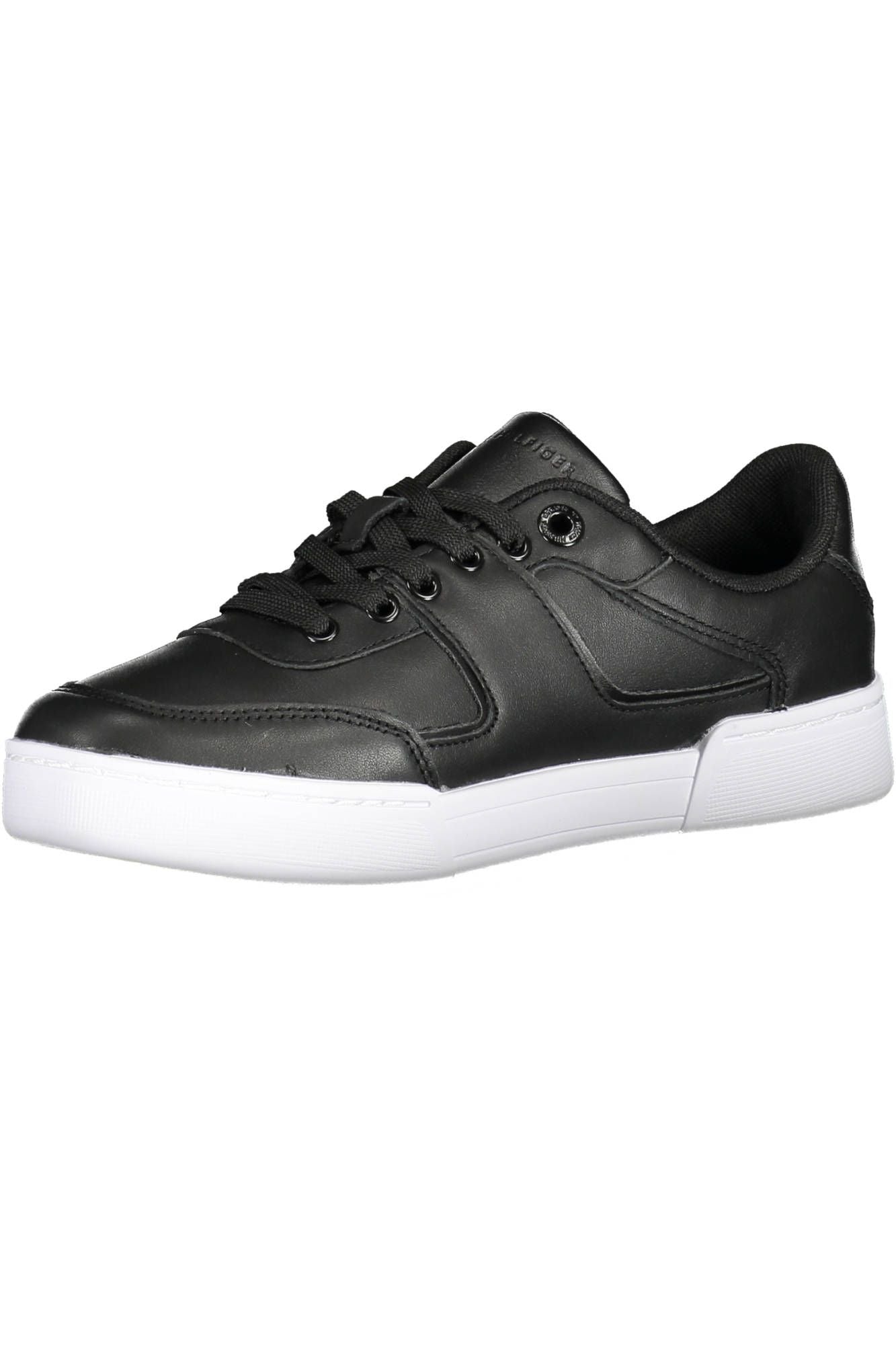 Tommy Hilfiger Schwarzes Leder Damen Sneaker