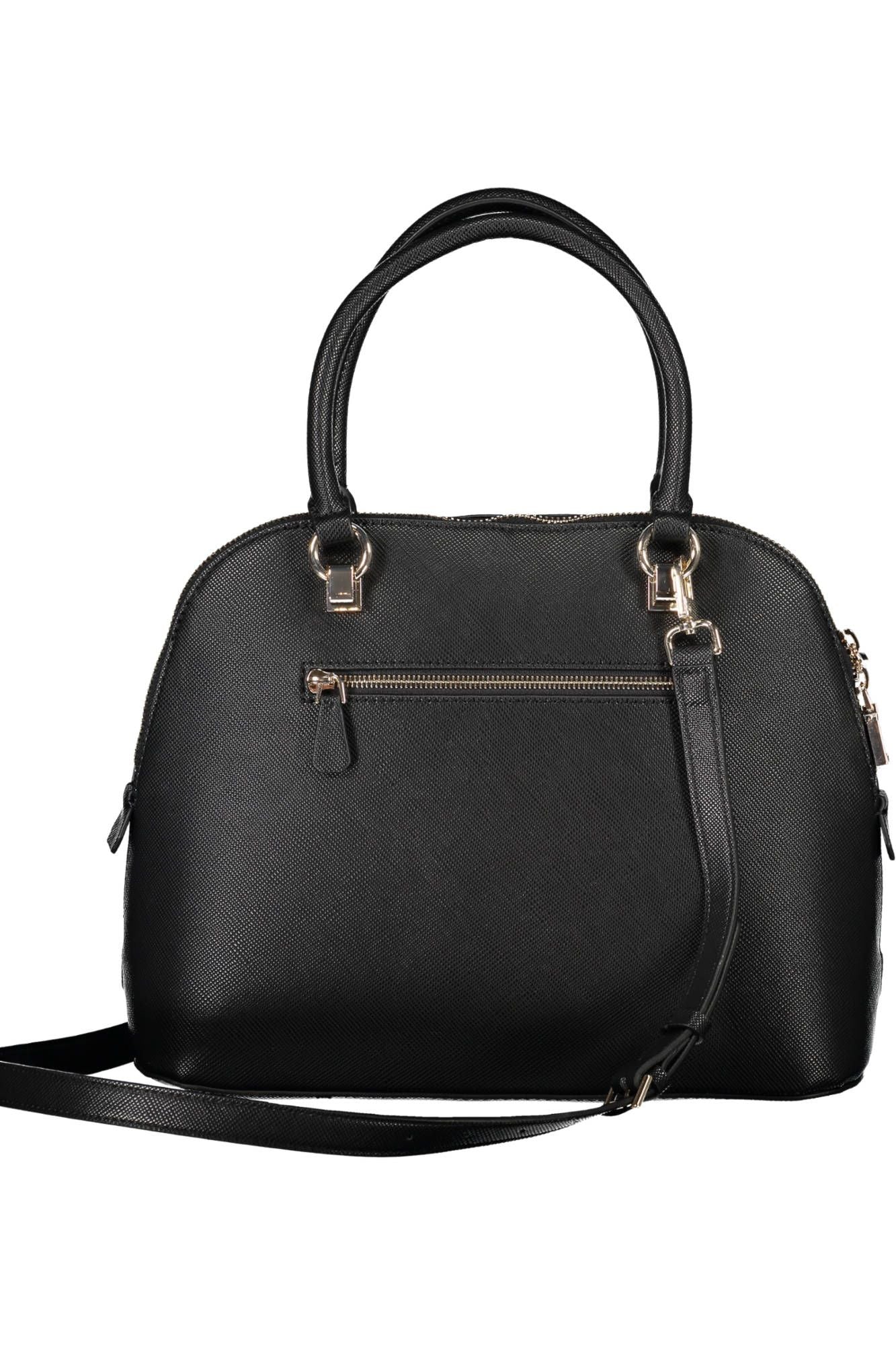 Guess Jeans Schwarz Polyethylen Frauen Handtasche