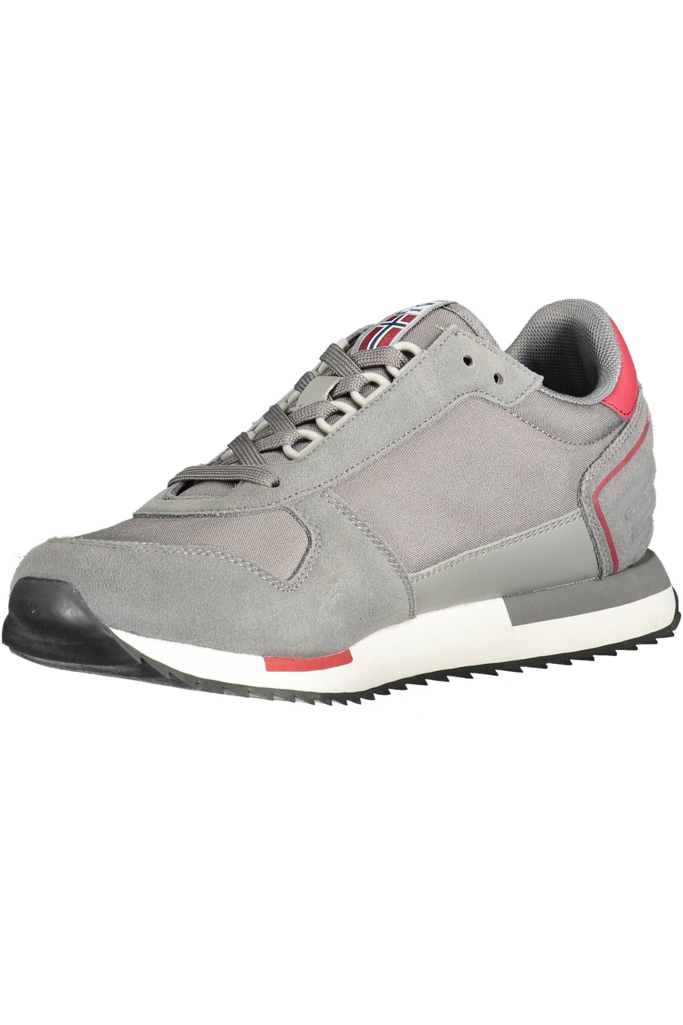 Napapijri Graue Leder Herren Sneaker