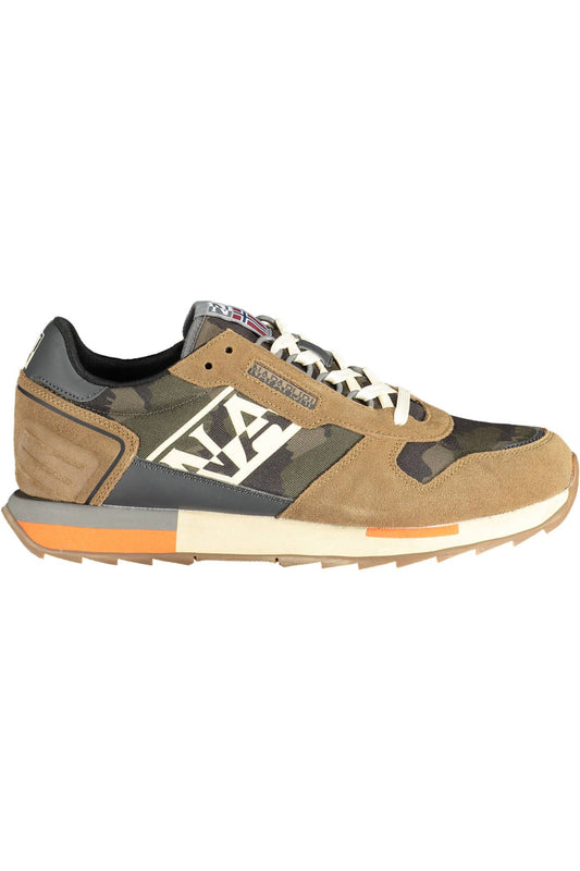 Napapijri Beige Leder Herren Sneaker