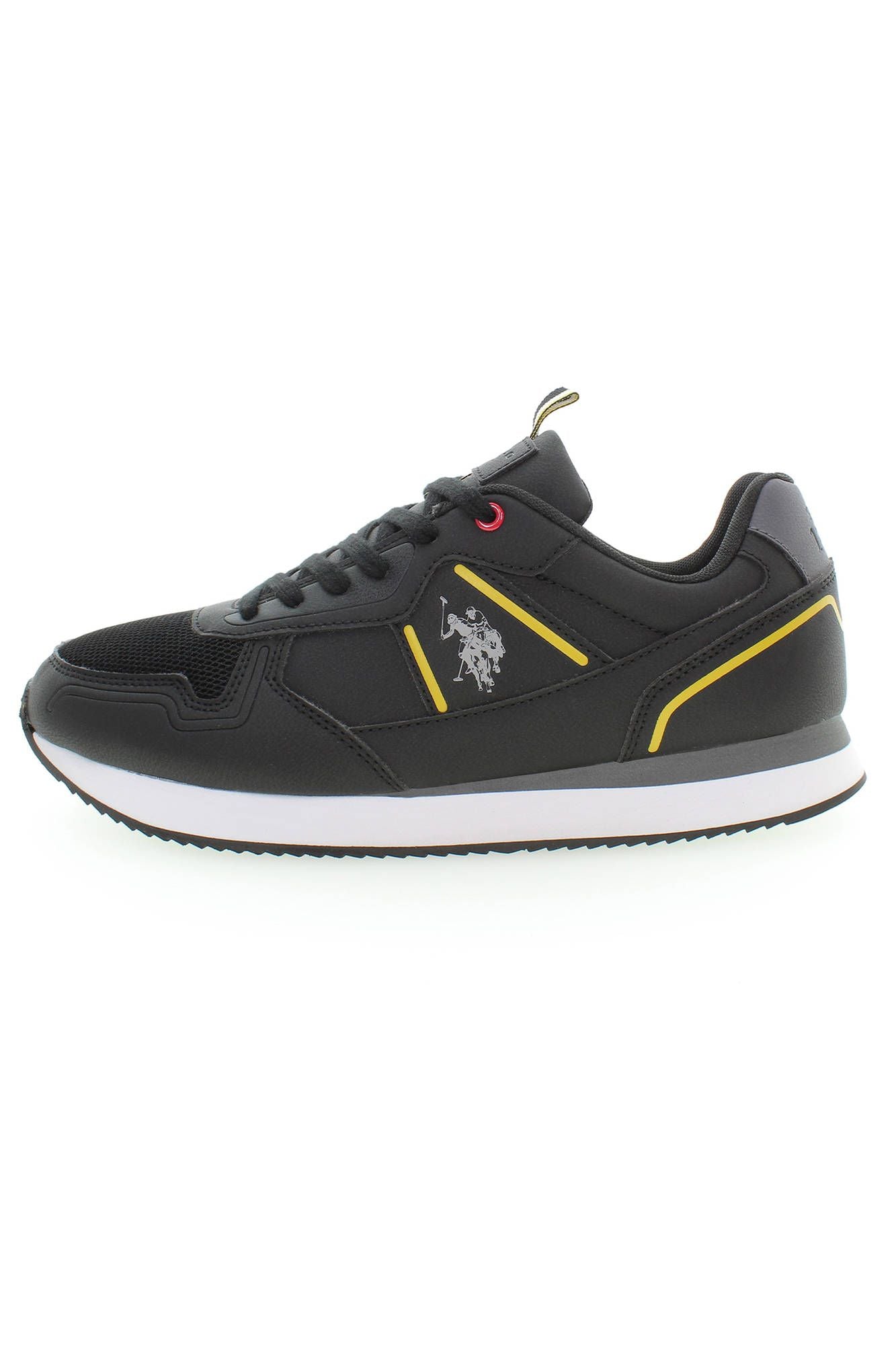 U.S. POLO ASSN. Schwarzer Polyester Herren Sneaker