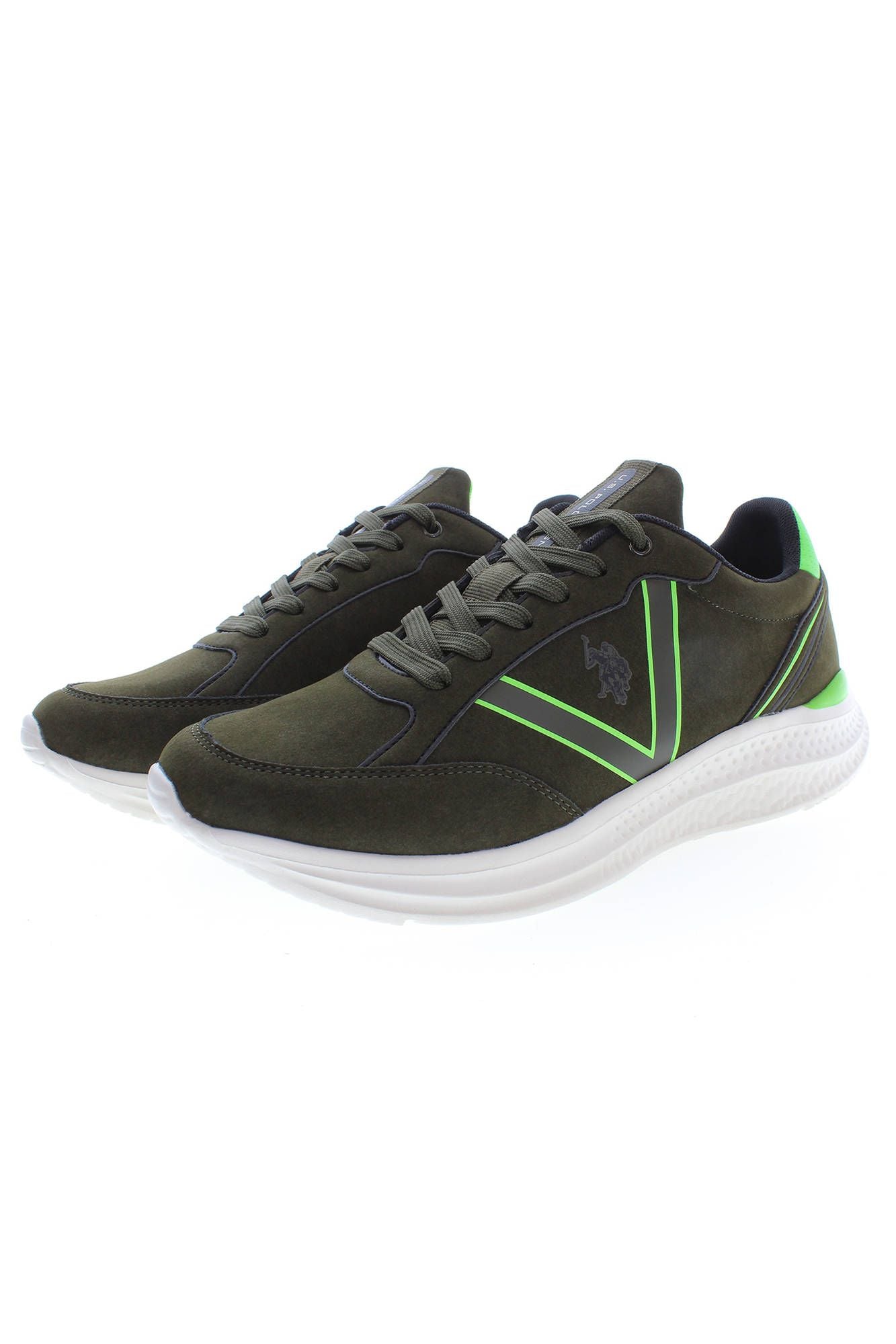 U.S. POLO ASSN. Grüner Polyester Herren Sneaker