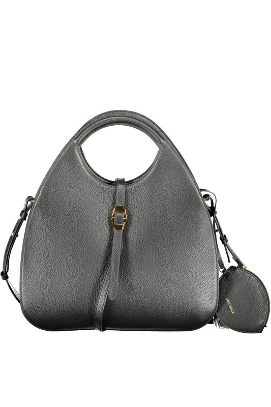 Coccinelle Schwarzes Leder Frauen Handtasche