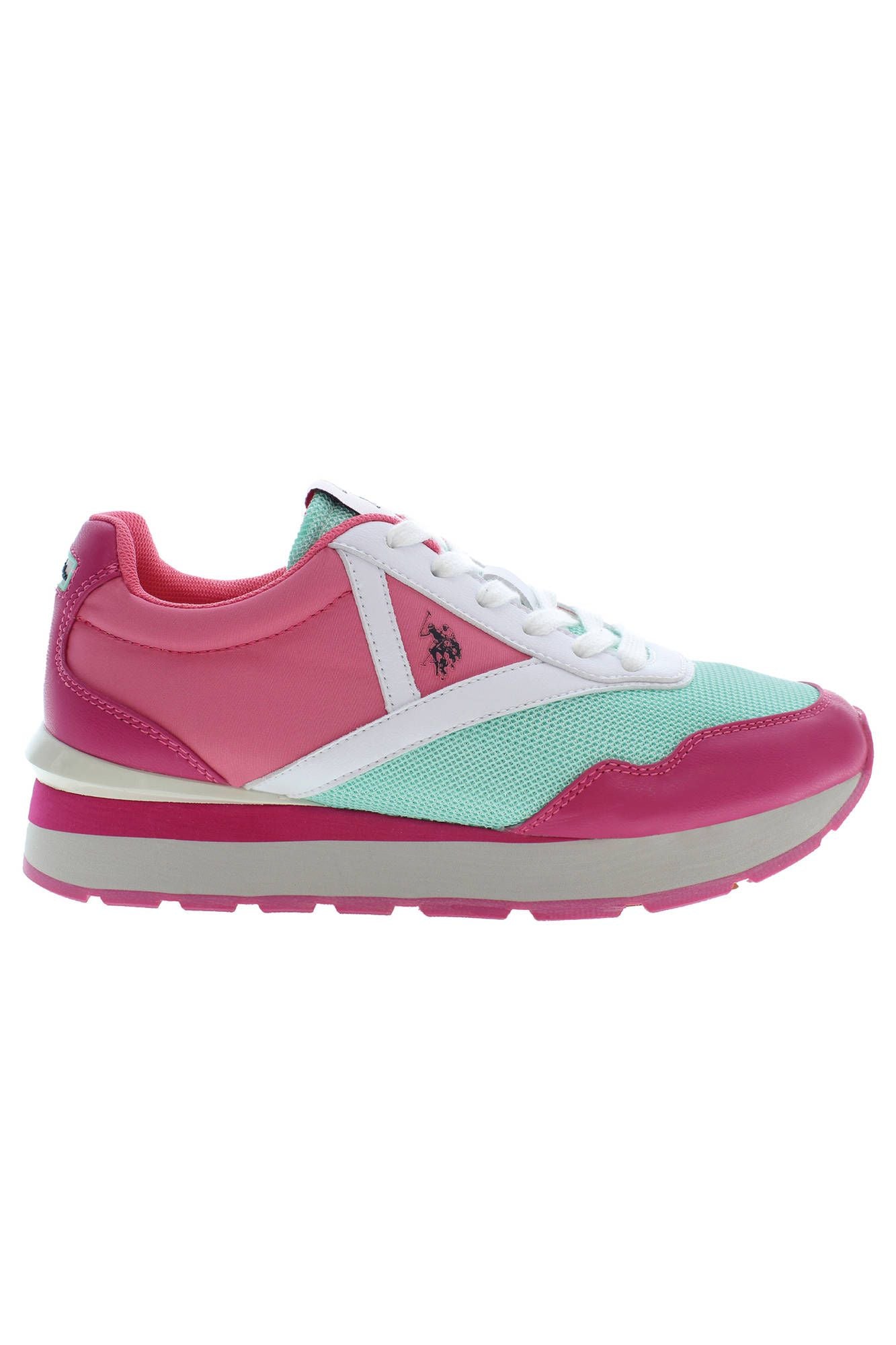 U.S. POLO ASSN. Schicke rosa Schnürsenkel-Sportschuhe