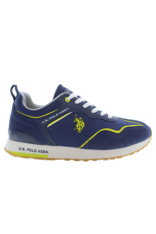 U.S. POLO ASSN. Sportlich-elegante Schnürsenkel-Sneakers in Blau