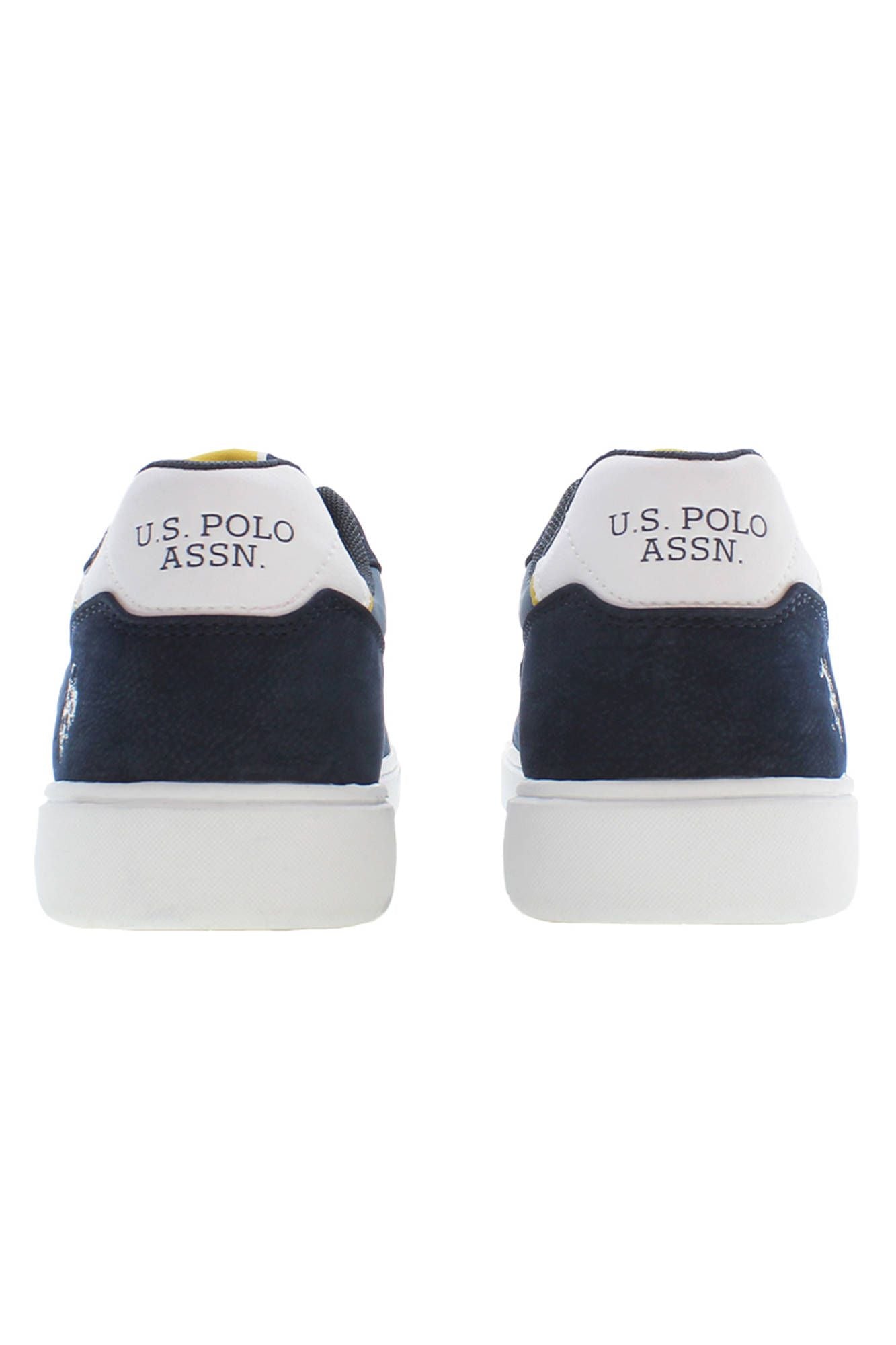 U.S. POLO ASSN. Schlichte blaue Sneakers mit kontrastierenden Details