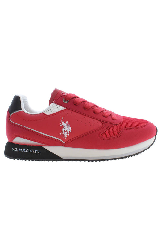 U.S. POLO ASSN. Elegante rosa Schnürsenkel-Sportschuhe