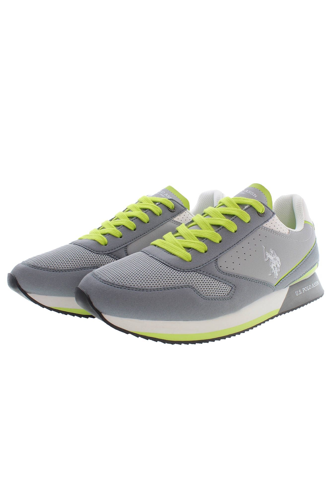 U.S. POLO ASSN. Dapper Gray Lace-Up Sportschuhe