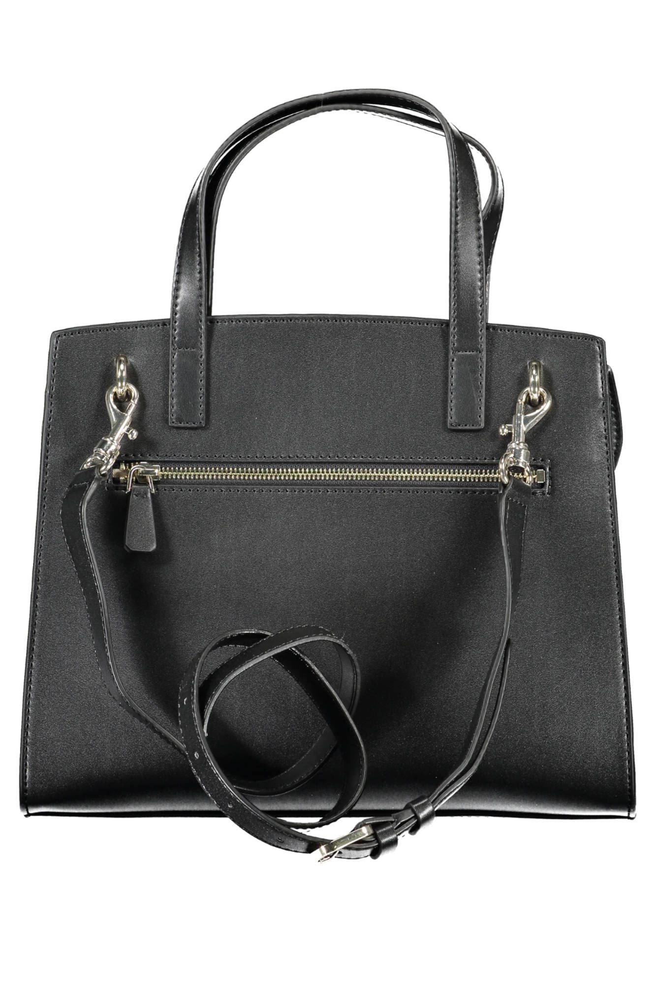 Guess Jeans Elegante schwarze Handtasche mit vielseitigen Riemen