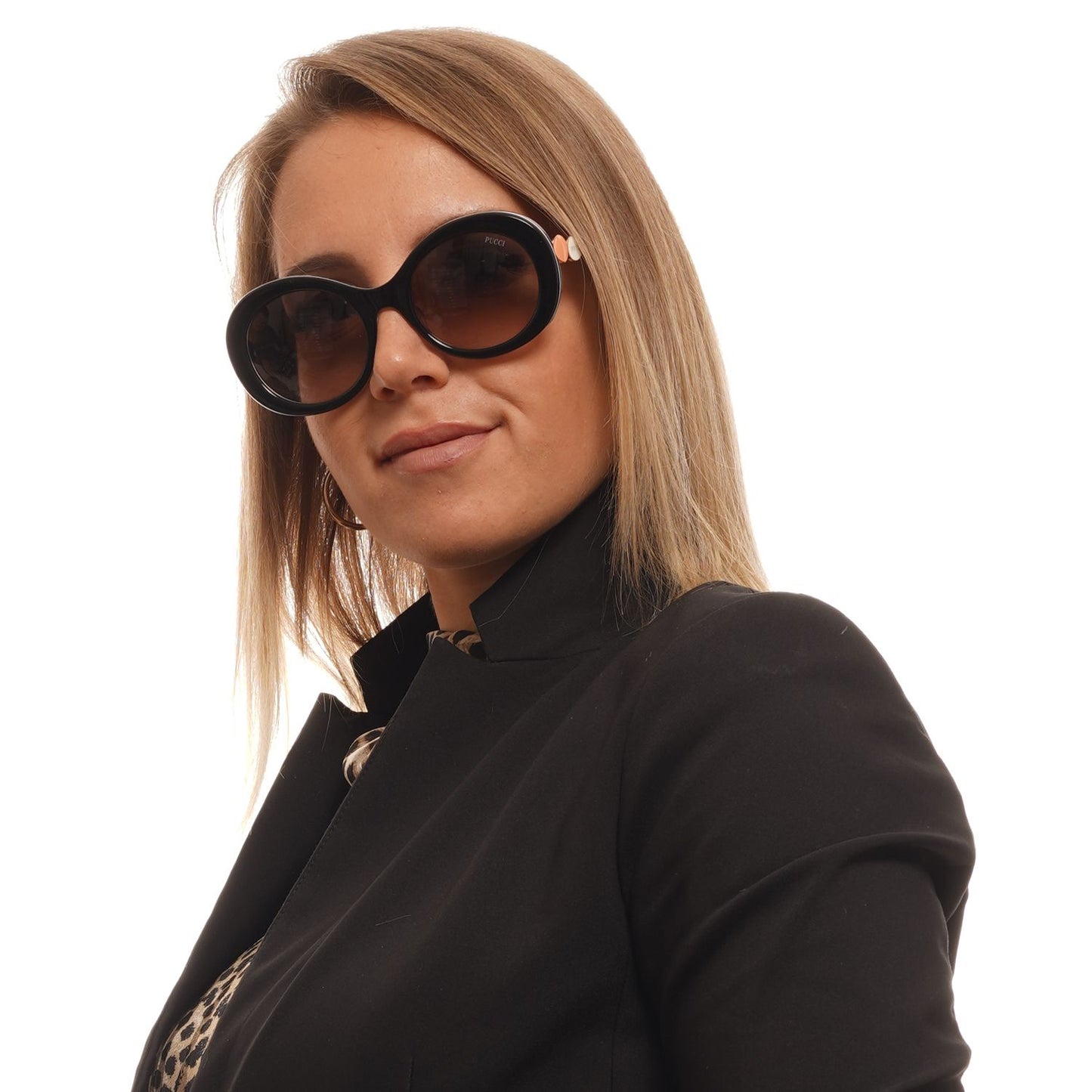 Emilio Pucci Schwarze Frauen Sonnenbrille