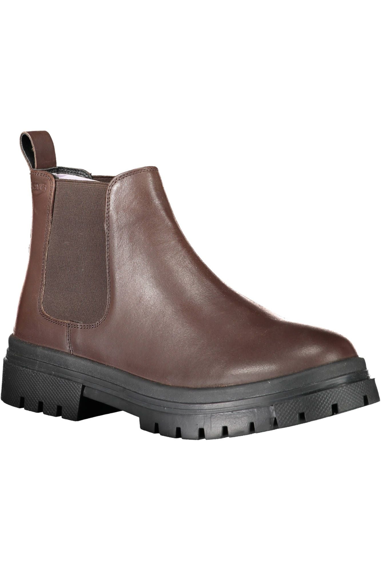 Levi's Schicke braune Stiefelette mit seitlichem Gummizug