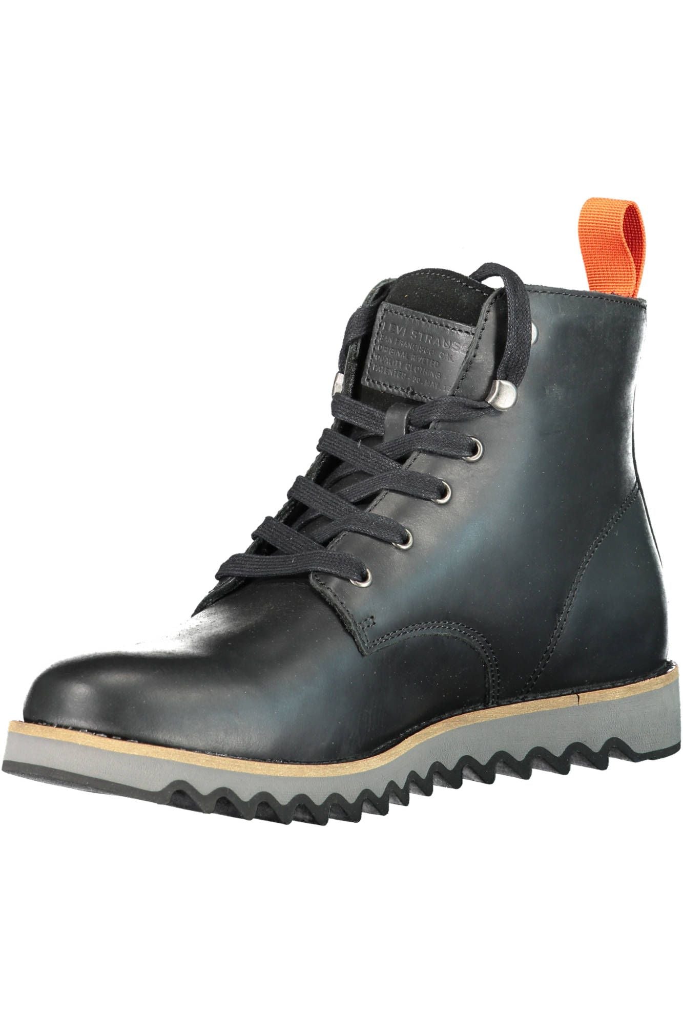 Levi's Schwarzes Leder Herrenstiefel