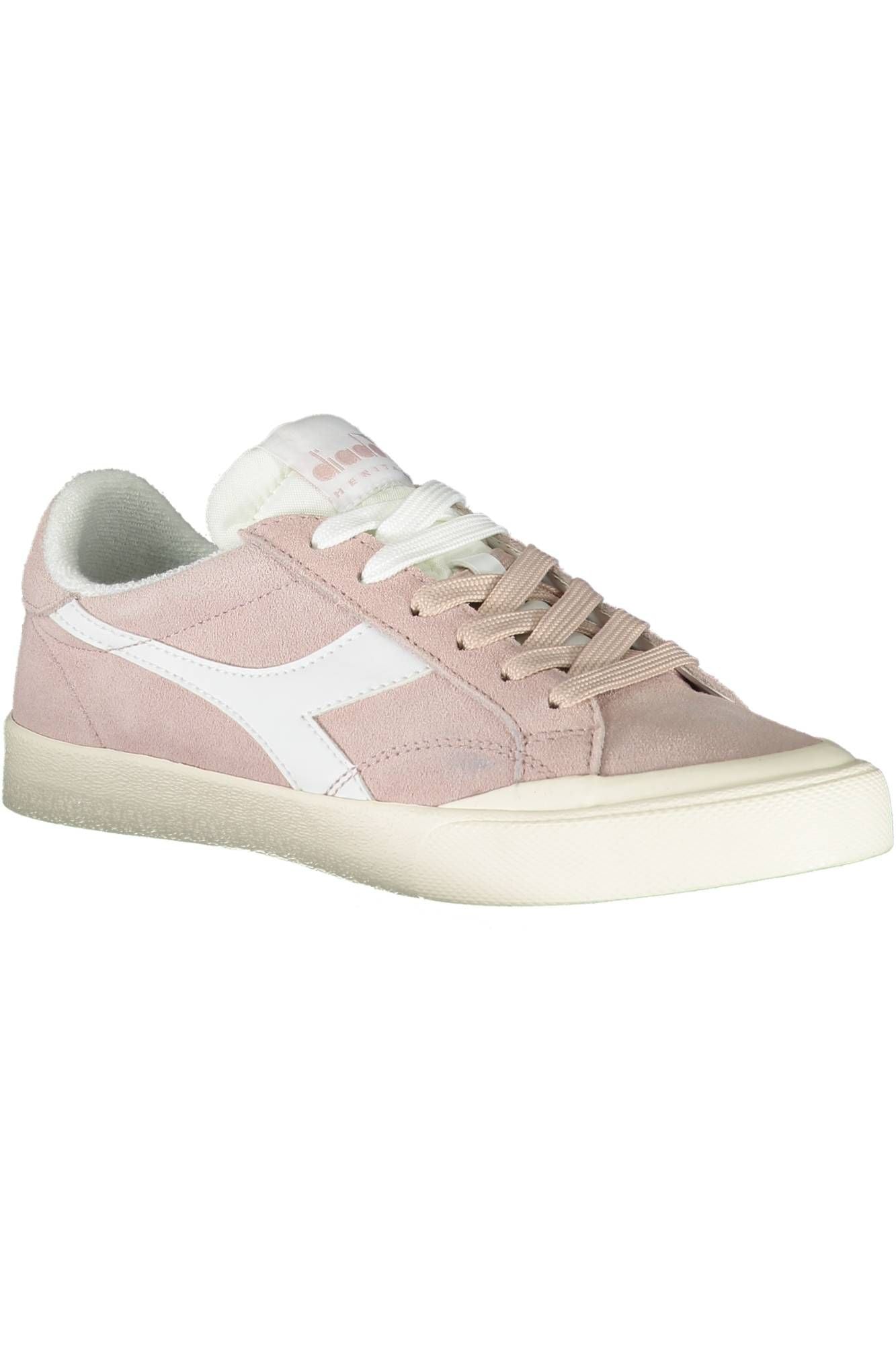 Diadora Schicke rosa Schnürsenkel-Sportschuhe