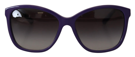 Dolce & Gabbana Elegante runde violette Sonnenbrille für Frauen