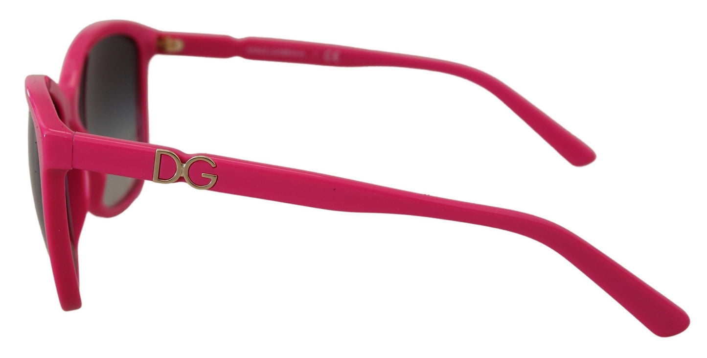 Dolce & Gabbana Elegante runde rosa Sonnenbrille für Frauen