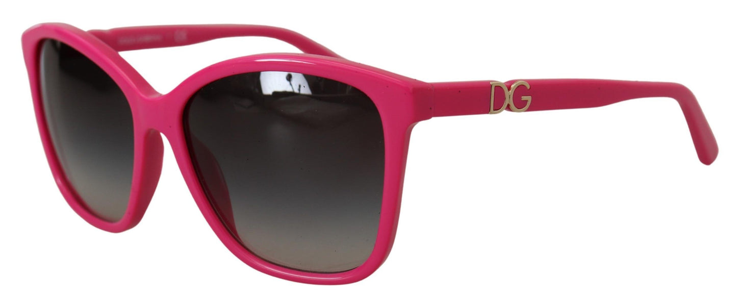 Dolce & Gabbana Elegante runde rosa Sonnenbrille für Frauen