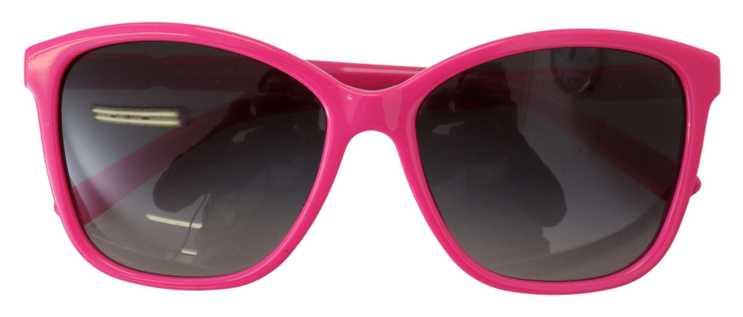 Dolce & Gabbana Elegante runde rosa Sonnenbrille für Frauen