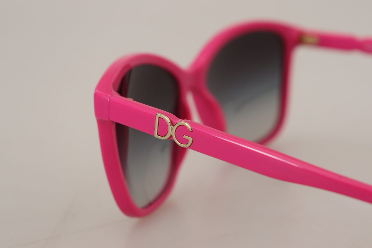 Dolce & Gabbana Elegante runde rosa Sonnenbrille für Frauen