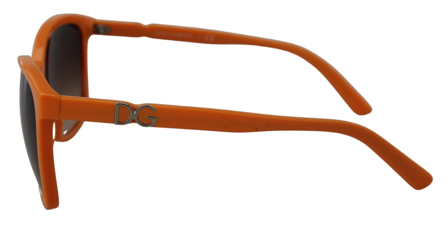 Dolce & Gabbana Schicke Orange Runde Sonnenbrille für Frauen