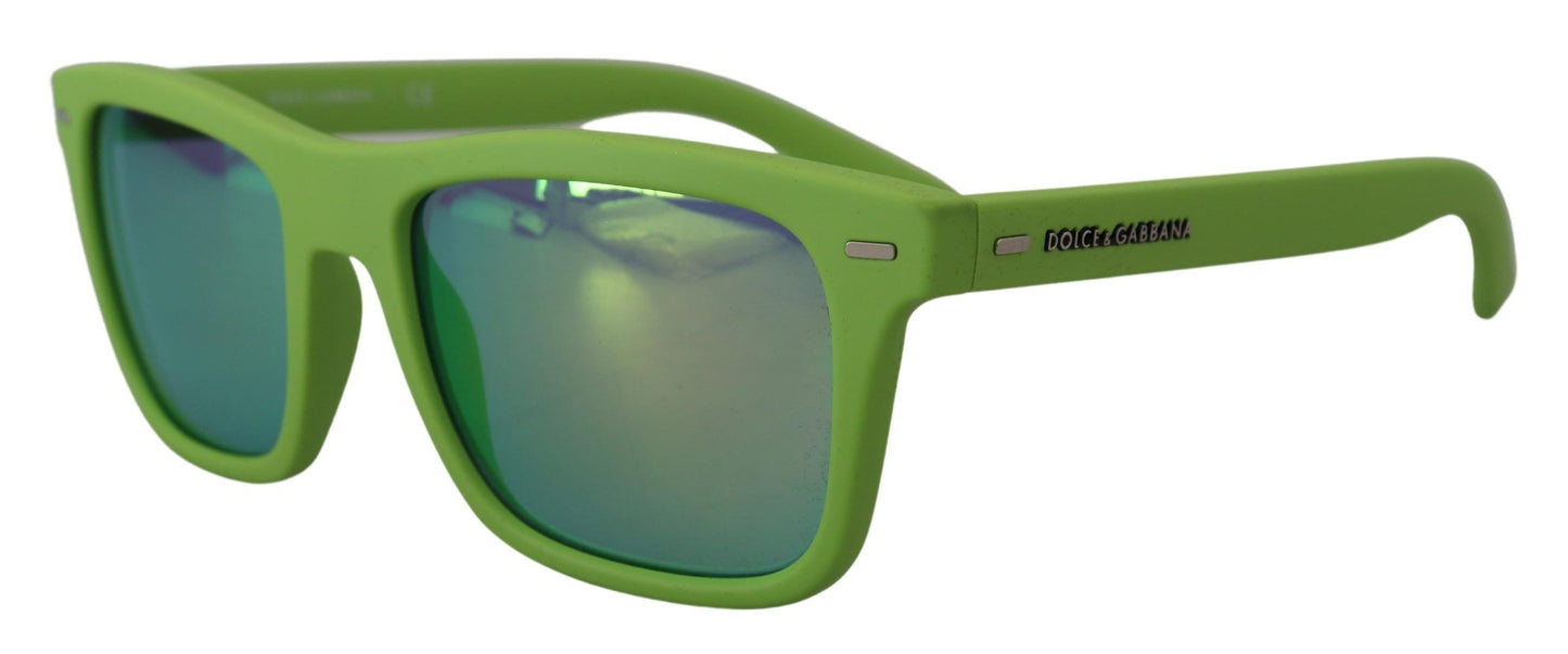 Dolce & Gabbana Acid Green Chic Vollrand-Sonnenbrille