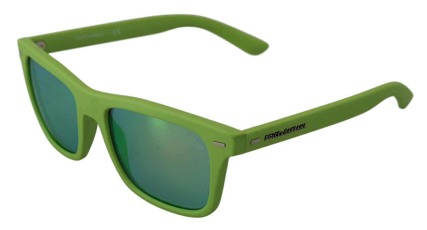 Dolce & Gabbana Acid Green Chic Vollrand-Sonnenbrille