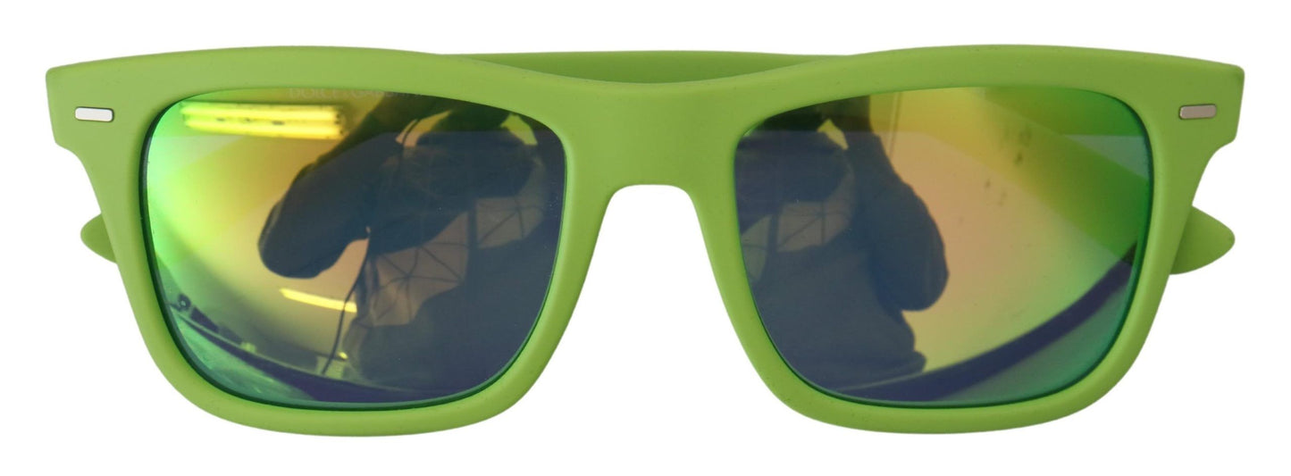 Dolce & Gabbana Acid Green Chic Vollrand-Sonnenbrille