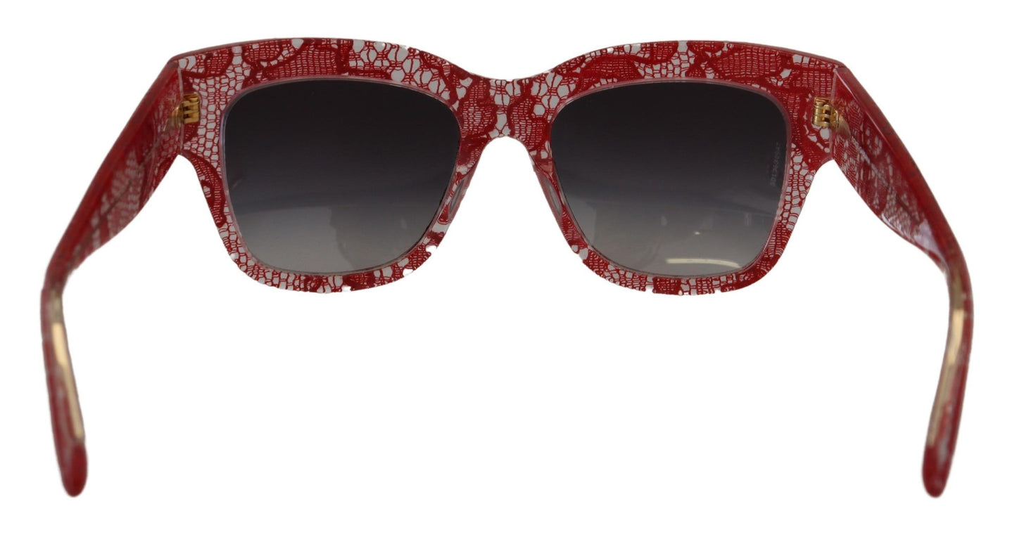 Dolce & Gabbana Schicke getönte Sonnenbrille aus sizilianischer Spitze