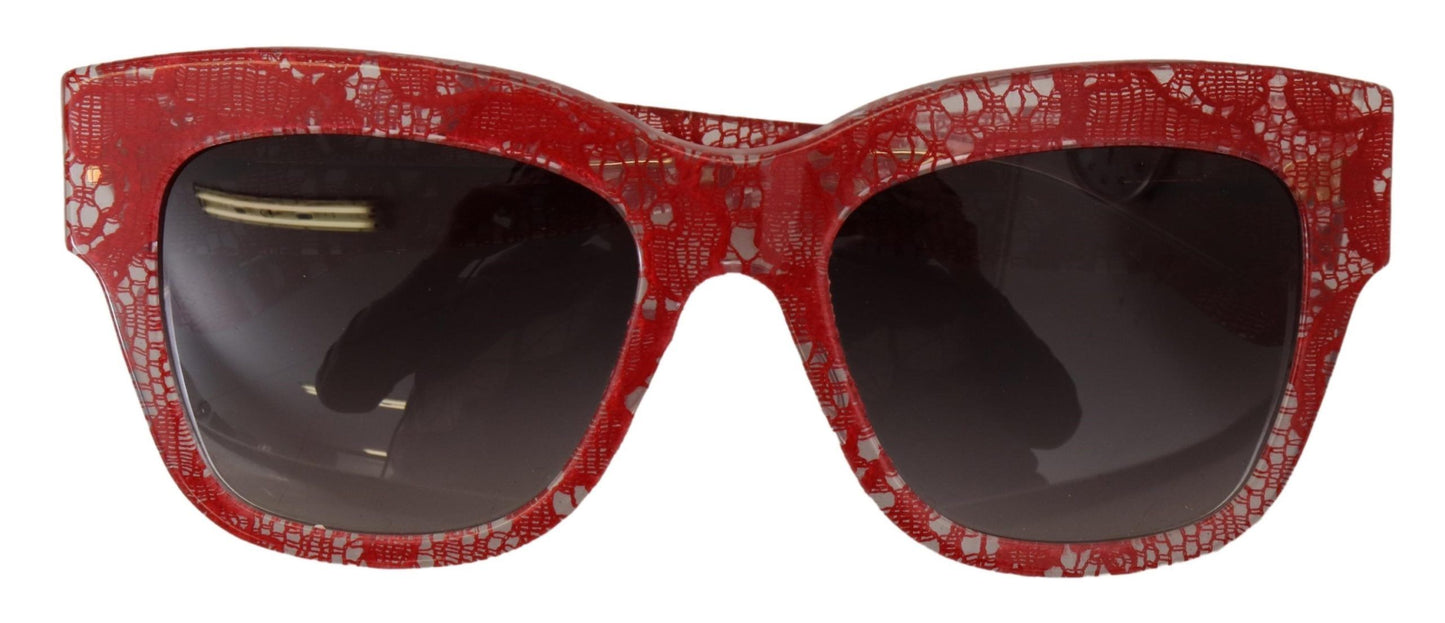 Dolce & Gabbana Schicke getönte Sonnenbrille aus sizilianischer Spitze