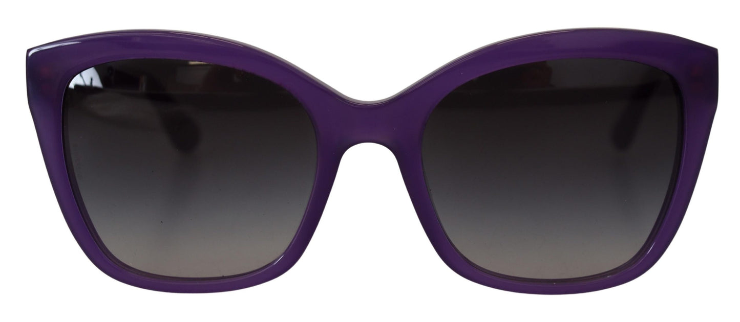 Dolce & Gabbana Elegante Sonnenbrille mit lila Verlaufsgläsern