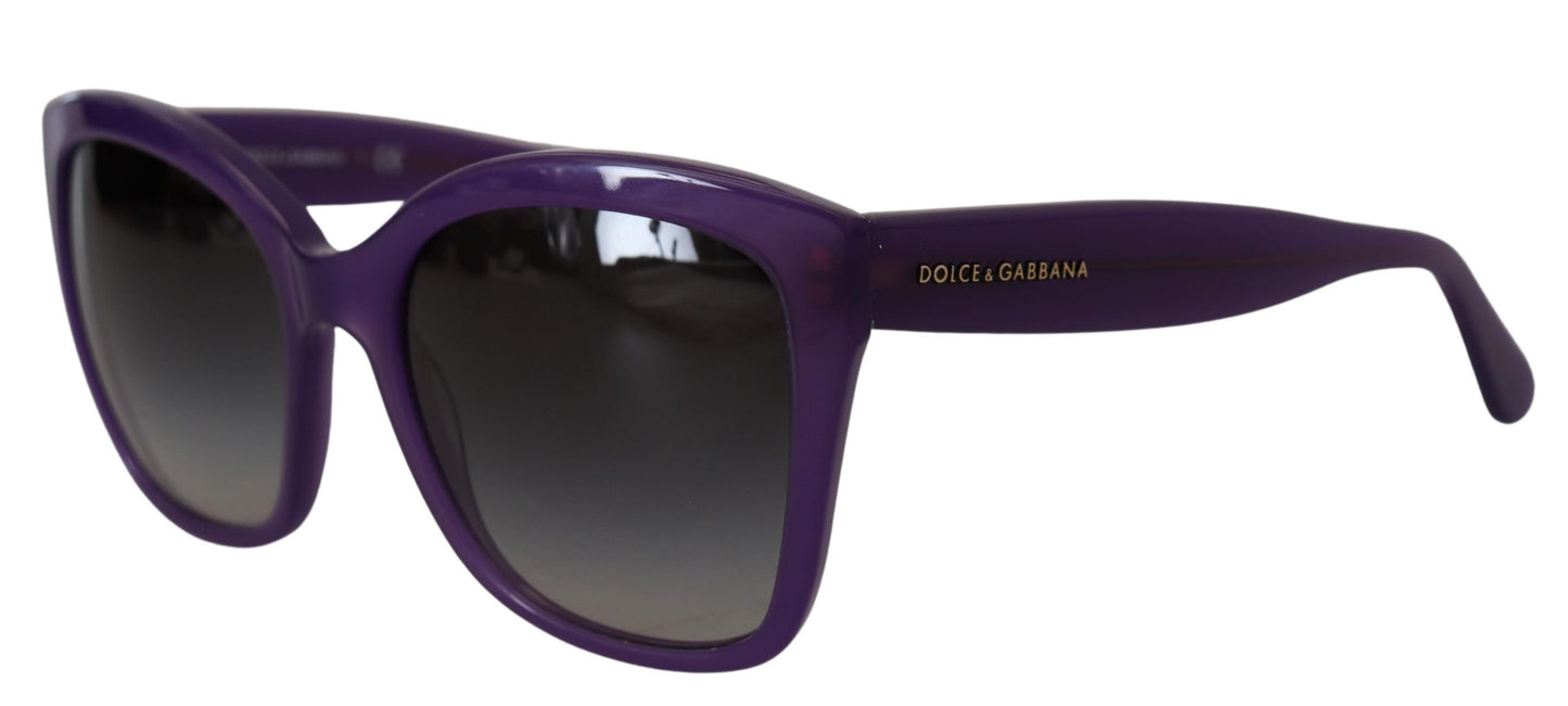 Dolce & Gabbana Elegante Sonnenbrille mit lila Verlaufsgläsern