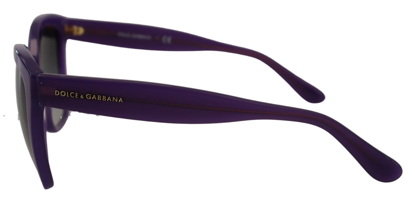 Dolce & Gabbana Elegante Sonnenbrille mit lila Verlaufsgläsern