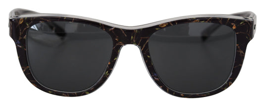 Dolce & Gabbana Elegante schwarze Acetat-Sonnenbrille für Frauen