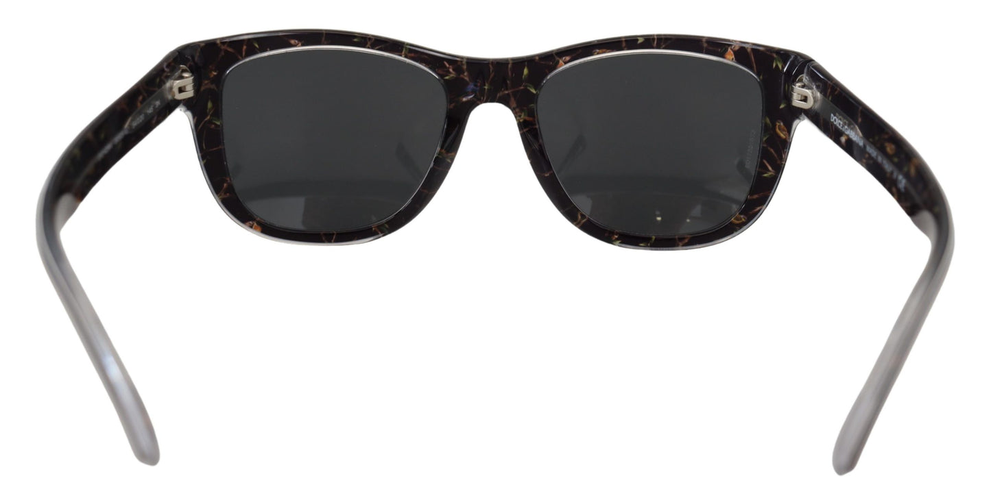 Dolce & Gabbana Elegante schwarze Acetat-Sonnenbrille für Frauen