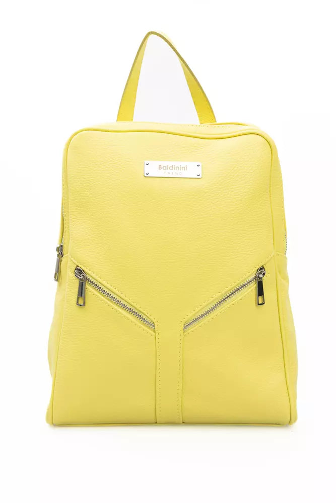 Baldinini Trend Sunshine Gelber Lederrucksack