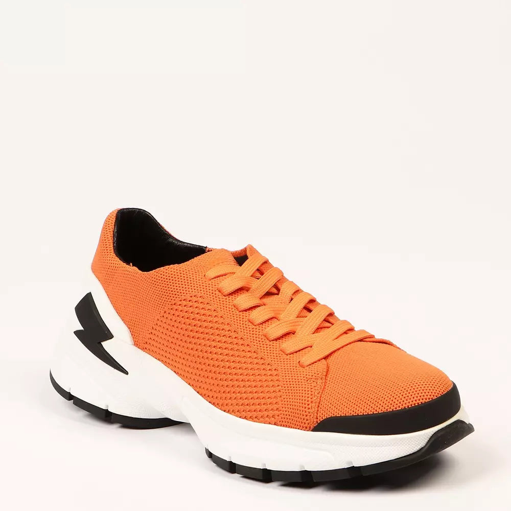 Neil Barrett Orange Textil Herren Sneaker