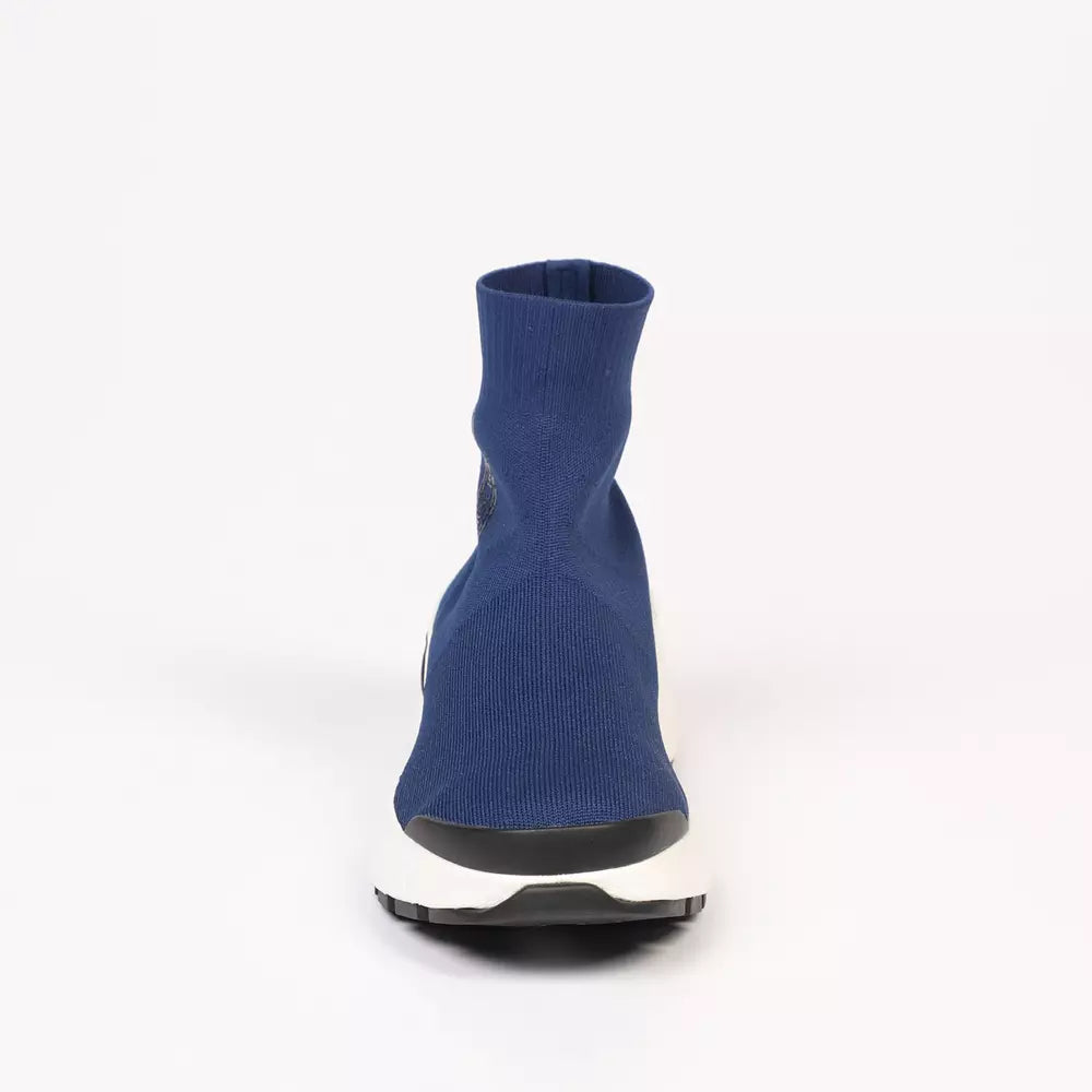 Neil Barrett Electric Bolt Socken-Sneakers in Blau