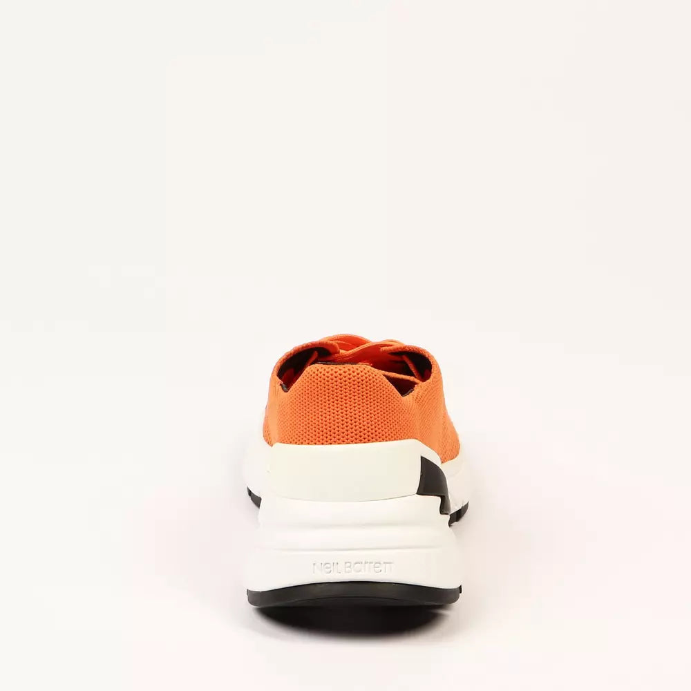 Neil Barrett Orange Textil Herren Sneaker