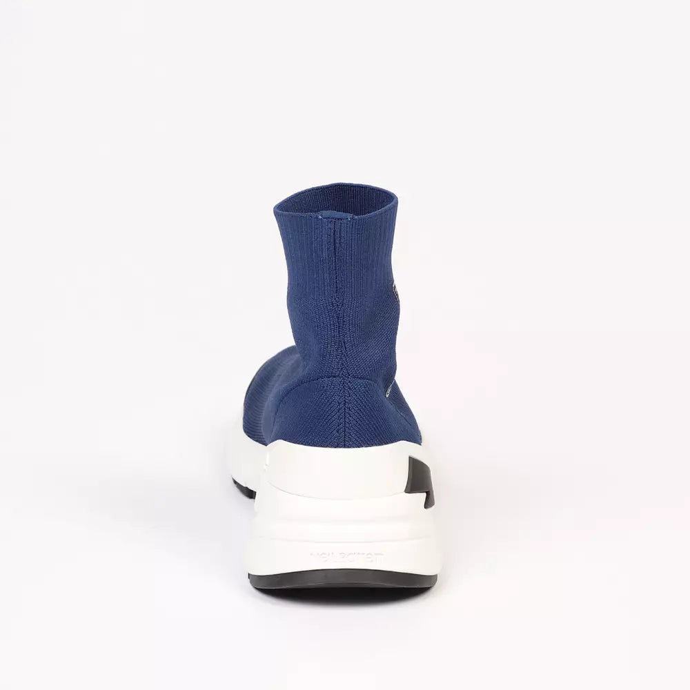 Neil Barrett Electric Bolt Socken-Sneakers in Blau