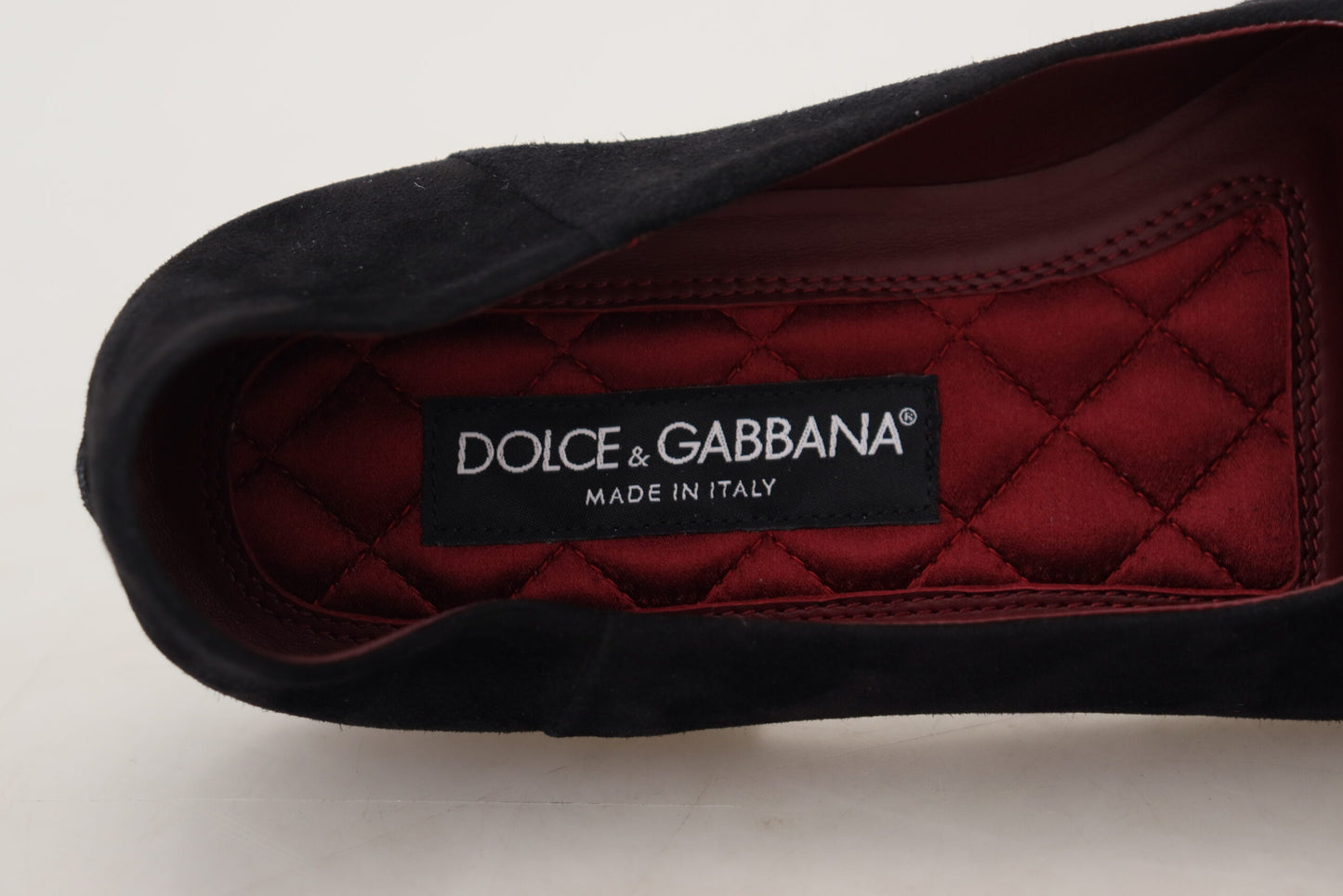 Dolce & Gabbana Schwarz-Gold Kristall-Pailletten-Loafer