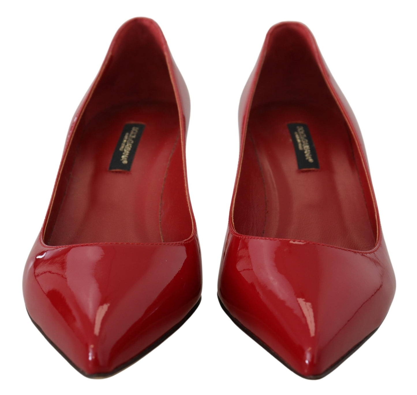 Dolce & Gabbana Exquisite Rote Lackleder Pumps