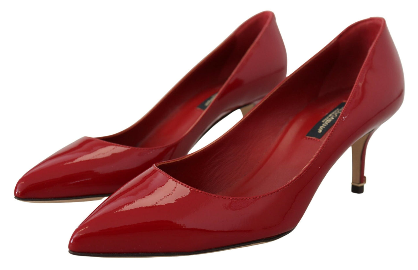 Dolce & Gabbana Exquisite Rote Lackleder Pumps