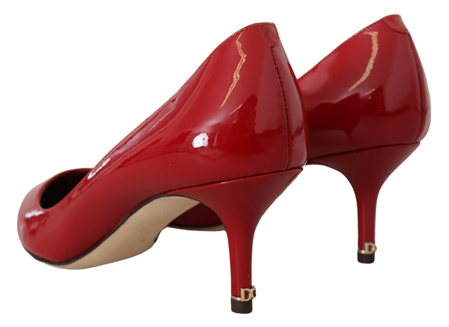 Dolce & Gabbana Exquisite Rote Lackleder Pumps