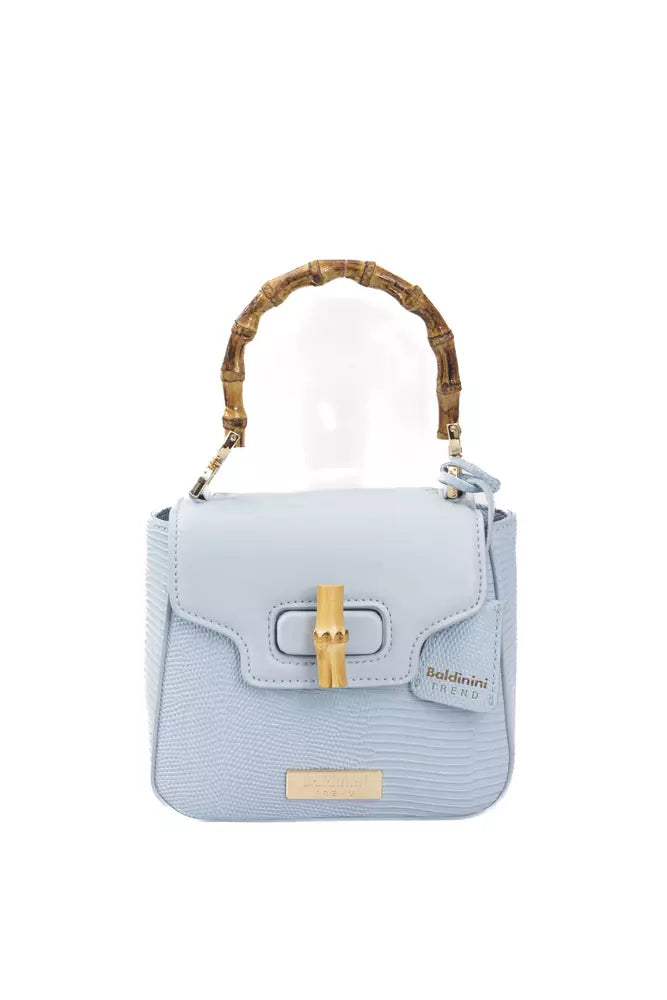 Baldinini Trend Hellblau Polyurethan Frauen Crossbody