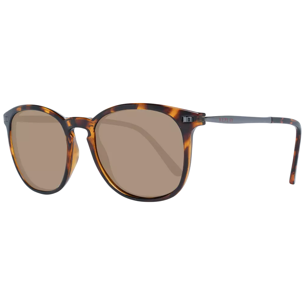 Replay Braune Unisex-Sonnenbrille