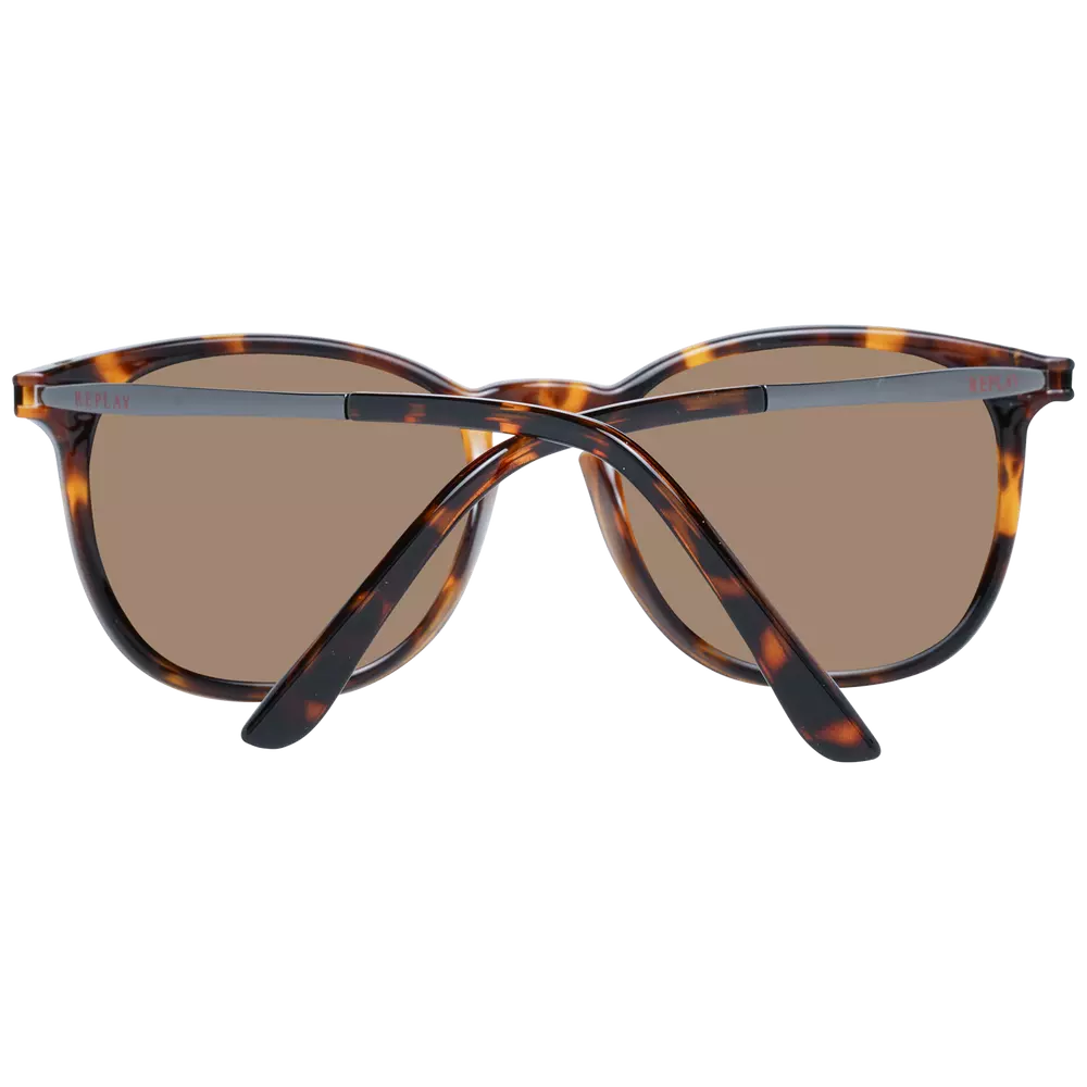 Replay Braune Unisex-Sonnenbrille