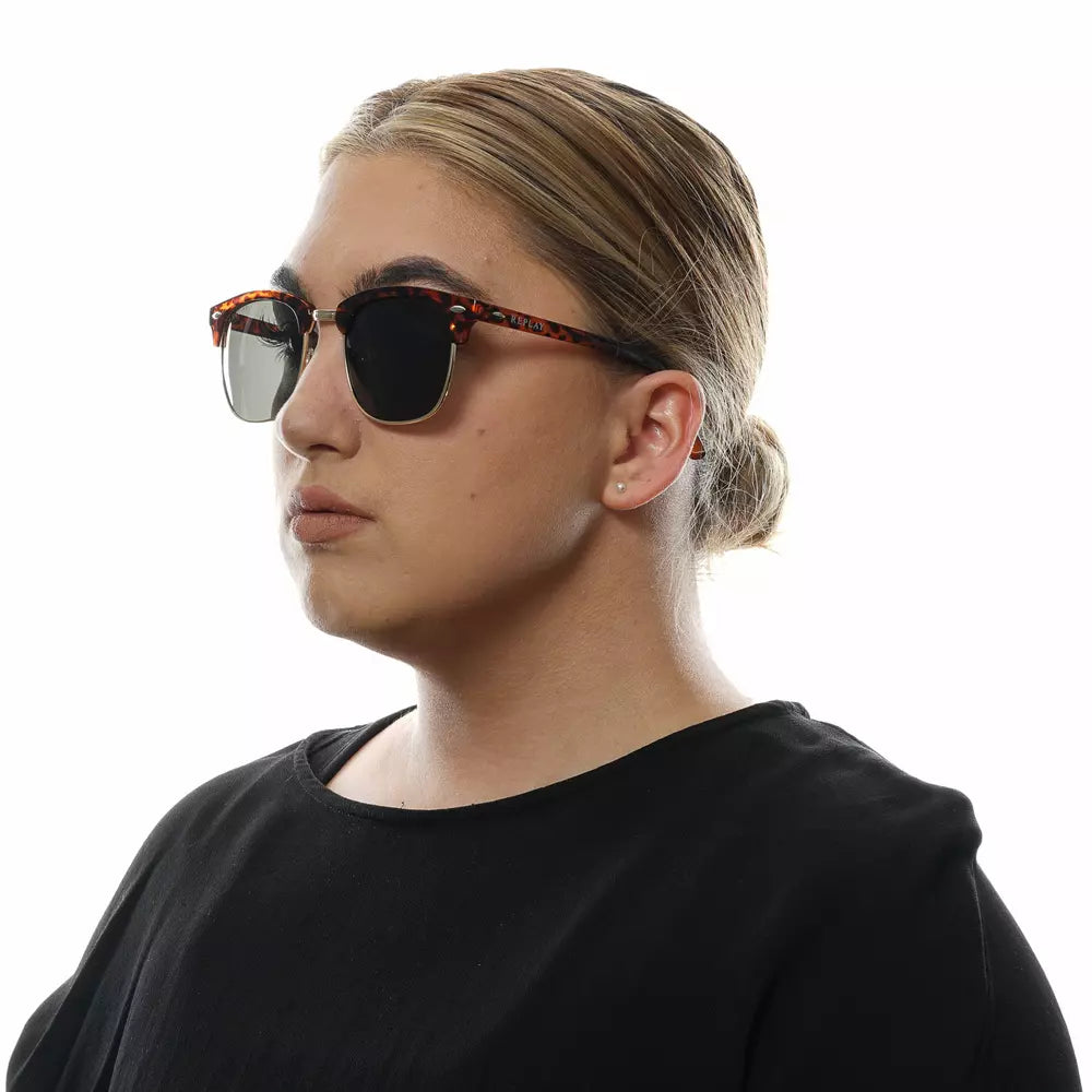 Replay Braune Unisex-Sonnenbrille