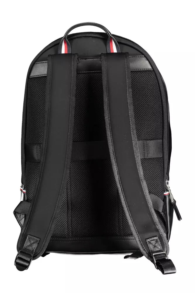 Tommy Hilfiger Schwarzer Polyethylen-Rucksack für Männer