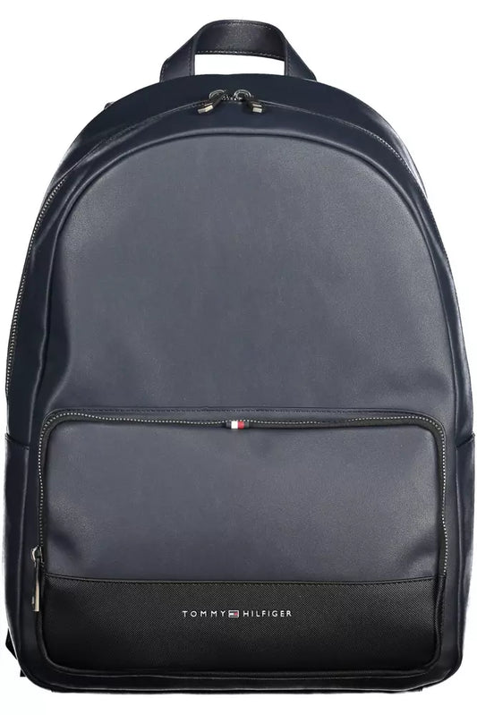 Tommy Hilfiger Blauer Polyethylen-Rucksack für Männer